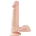 Dildo Realístico Basix Works Bege 16 cm