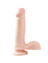 Dildo Realístico Basix Works Bege 16 cm,PD4227-21