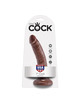 king cock - 7 pene color chocolate 17.8 cm