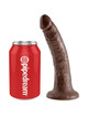 king cock - 7 dildo chocolate 17.8 cm PD5502-29