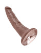 king cock - 7 pene color chocolate 17.8 cm