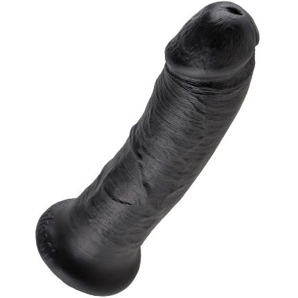 king cock - 8 pene negro 20.3 cm