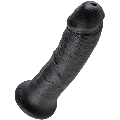 Dildo Realístico King Cock Preto 20.3 cm