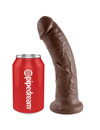 Dildo Realístico King Cock Castanho 20.3 cm,PD5503-29