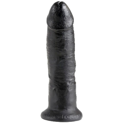 king cock - 9 pene negro 22.9 cm