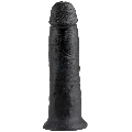 king cock - 10 pene negro 25 cm