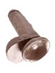 King cock - 7 pene realistico marron 17.8 cm