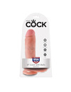 Dildo Realístico King Cock com Testículos Bege 20.3 cm,PD5507-21