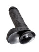 king cock - 8 pene realistico negro 20.3 cm