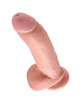 Dildo Realístico King Cock com Testículos Bege 22.9 cm,PD5508-21