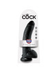 King cock - 9 pene realistico negro 22.9 cm