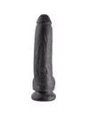 king cock - 9 dildo black with balls 22.9 cm PD5508-23