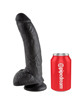 King cock - 9 pene realistico negro 22.9 cm