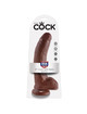 King cock - 9 pene realistico marron 22.9 cm
