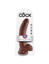 king cock - 9 dildo brown with balls 22.9 cm PD5508-29
