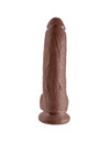 king cock - 9 dildo brown with balls 22.9 cm PD5508-29
