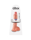 Dildo Realístico King Cock com Testículos Bege 26.5 cm,PD5509-21