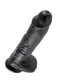 king cock - 10 pene realistico negro 26.5 cm