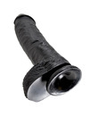 Dildo Realístico King Cock com Testículos Preto 26.5 cm,PD5509-23