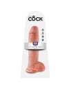 Dildo Realístico King Cock com Testículos Bege 28 cm,PD5510-21