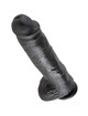 King cock - 11 pene realistico negro 28 cm