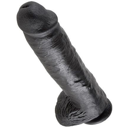 King cock - 11 pene realistico negro 28 cm