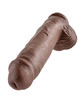 King cock - 11 pene realistico marron 28 cm
