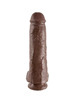 King cock - 11 pene realistico marron 28 cm