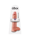 Dildo Realístico King Cock com Testículos Bege 30.4 cm,PD5511-21