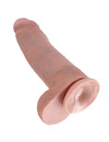 Dildo Realístico King Cock com Testículos Bege 30.4 cm,PD5511-21