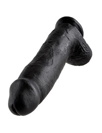 king cock - 12 pene realistico negro 30.48 cm