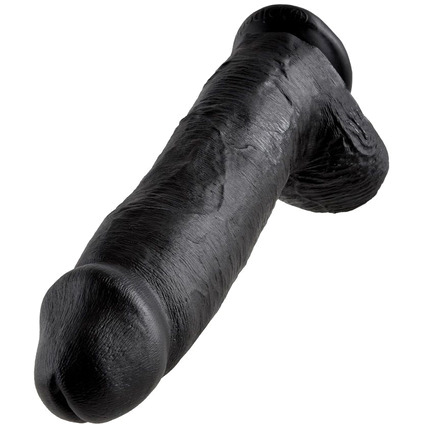 king cock - 12 pene realistico negro 30.48 cm