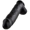 king cock - 12 pene realistico negro 30.48 cm