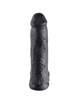Dildo Realístico King Cock com Testículos Preto 30.4 cm,PD5511-23
