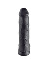 Dildo Realístico King Cock com Testículos Preto 30.4 cm,PD5511-23