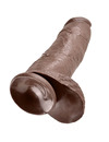 king cock - 12 dildo brown with balls 30.48 cm PD5511-29