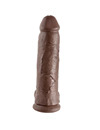 king cock - 12 dildo brown with balls 30.48 cm PD5511-29