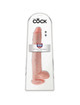 Dildo Realístico King Cock com Testículos Bege 35.6 cm,PD5534-21