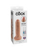 Dildo Realístico King Cock Uncut Bege 17 cm,PD5560-21