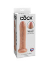 Dildo Realístico King Cock Uncut Bege 21 cm,PD5561-21