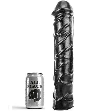 all black - dildo gigante fisting suave 32 cm