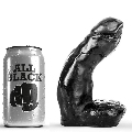 all black - dildo realistico 15 cm