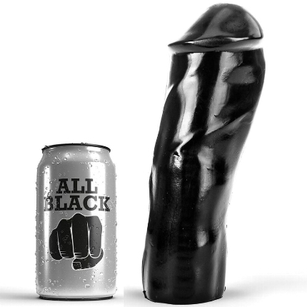 all black - dildo realistic 20 cm D-221855