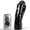 all black - dildo realistico 20 cm