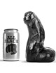 all black - realistic dong negro 17 cm