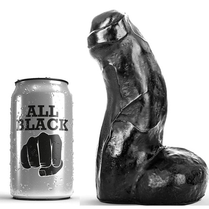 all black - realistic dong black 17 cm D-221856