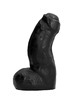 all black - realistic dong negro 17 cm