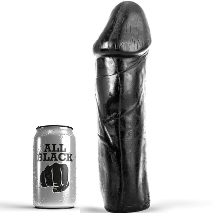 all black - dong 28 cm sin testiculos