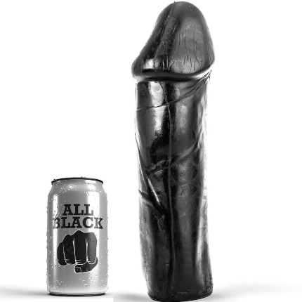 all black - dong 28 cm without testicles D-222826