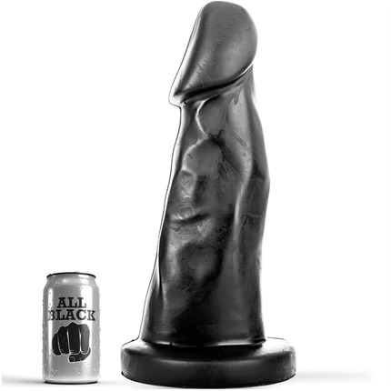 Dildo Realístico All Black Grip Preto 27 cm,D-222827